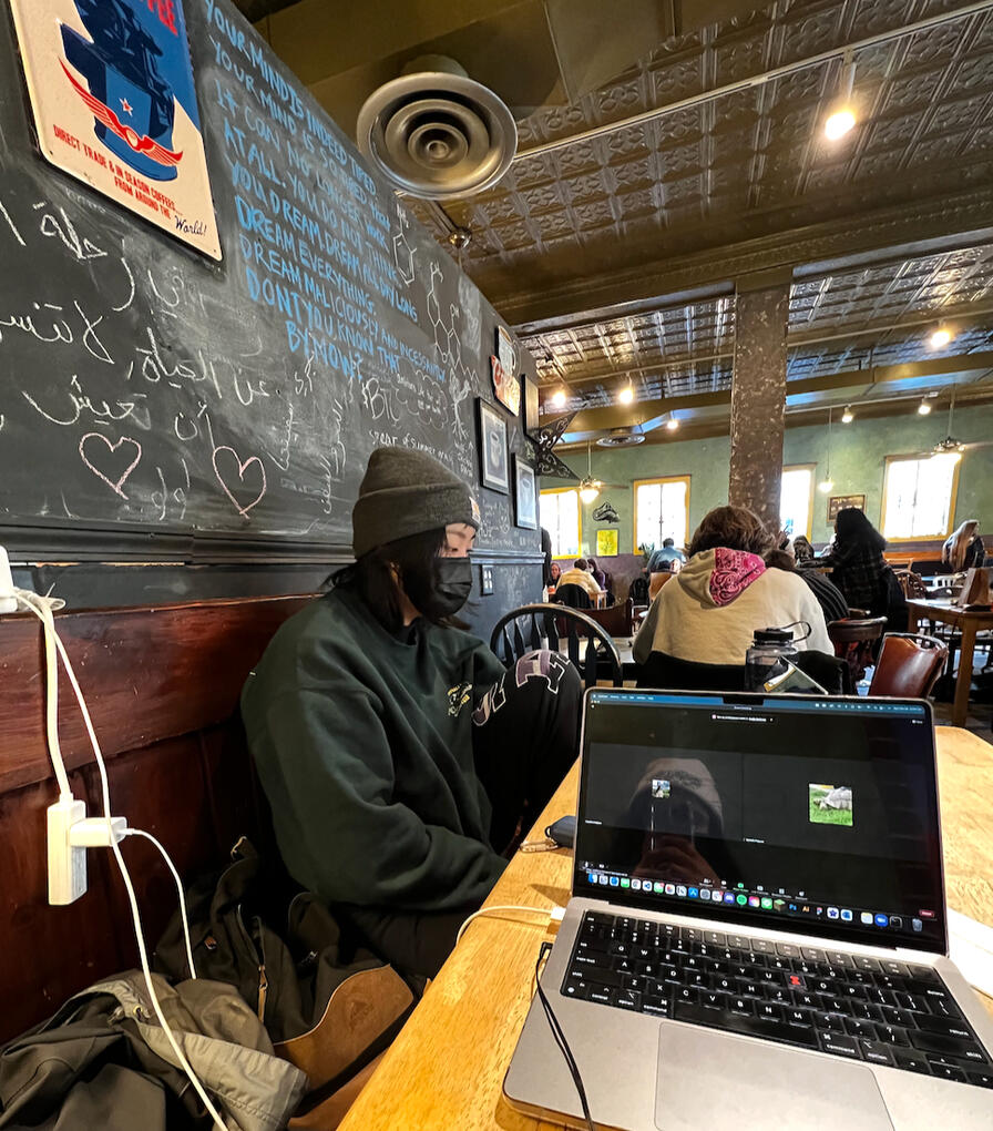 the virtual setup for techtogether chicago, feb 2022