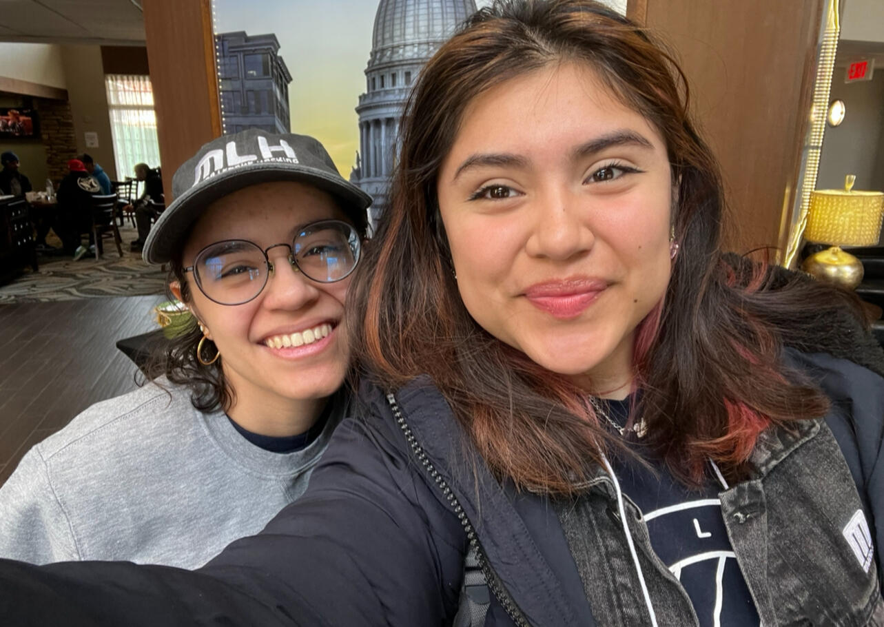 mlh coach cece and i!