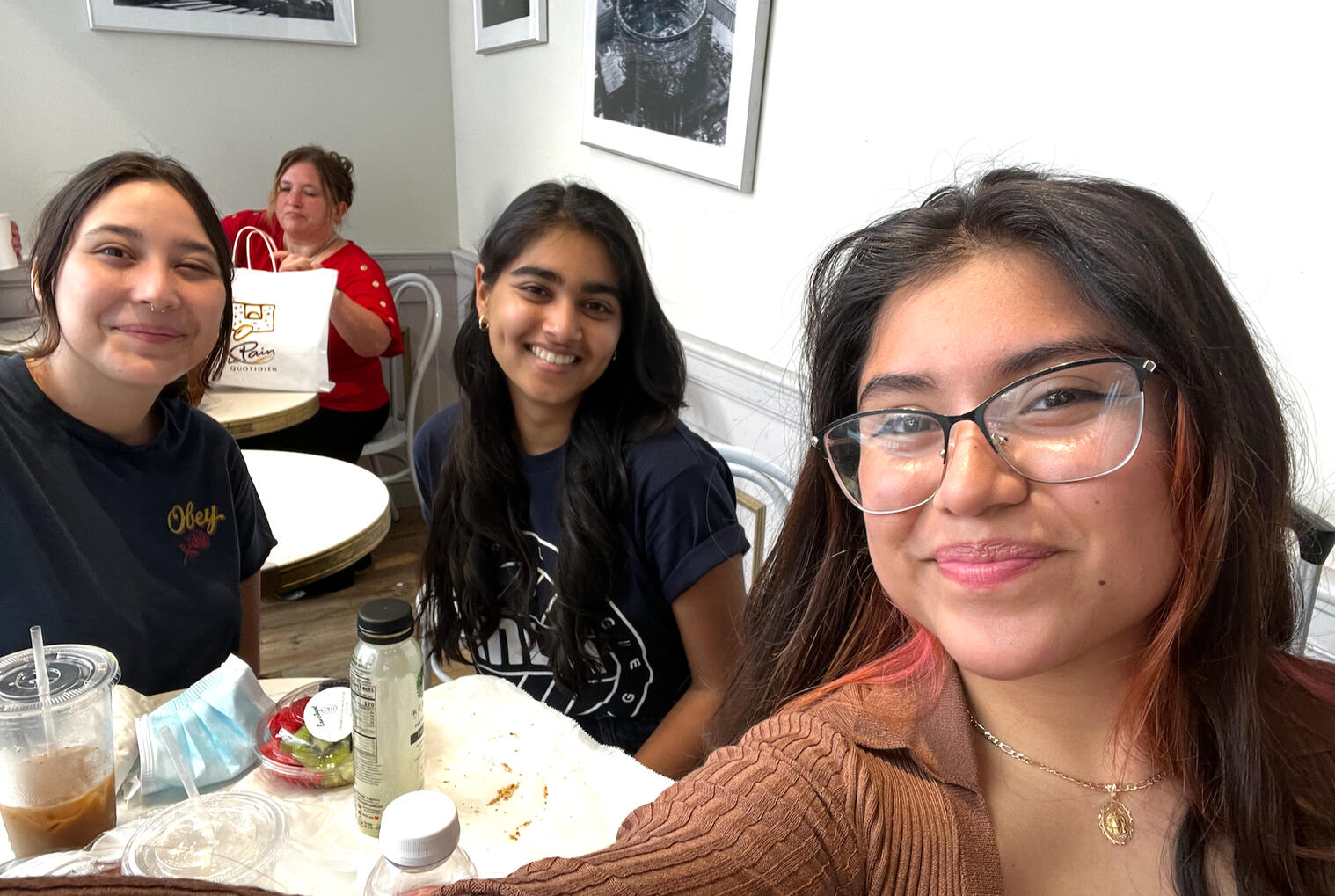 eliz, lavi, and i reunited for hackcon x, aug 2022