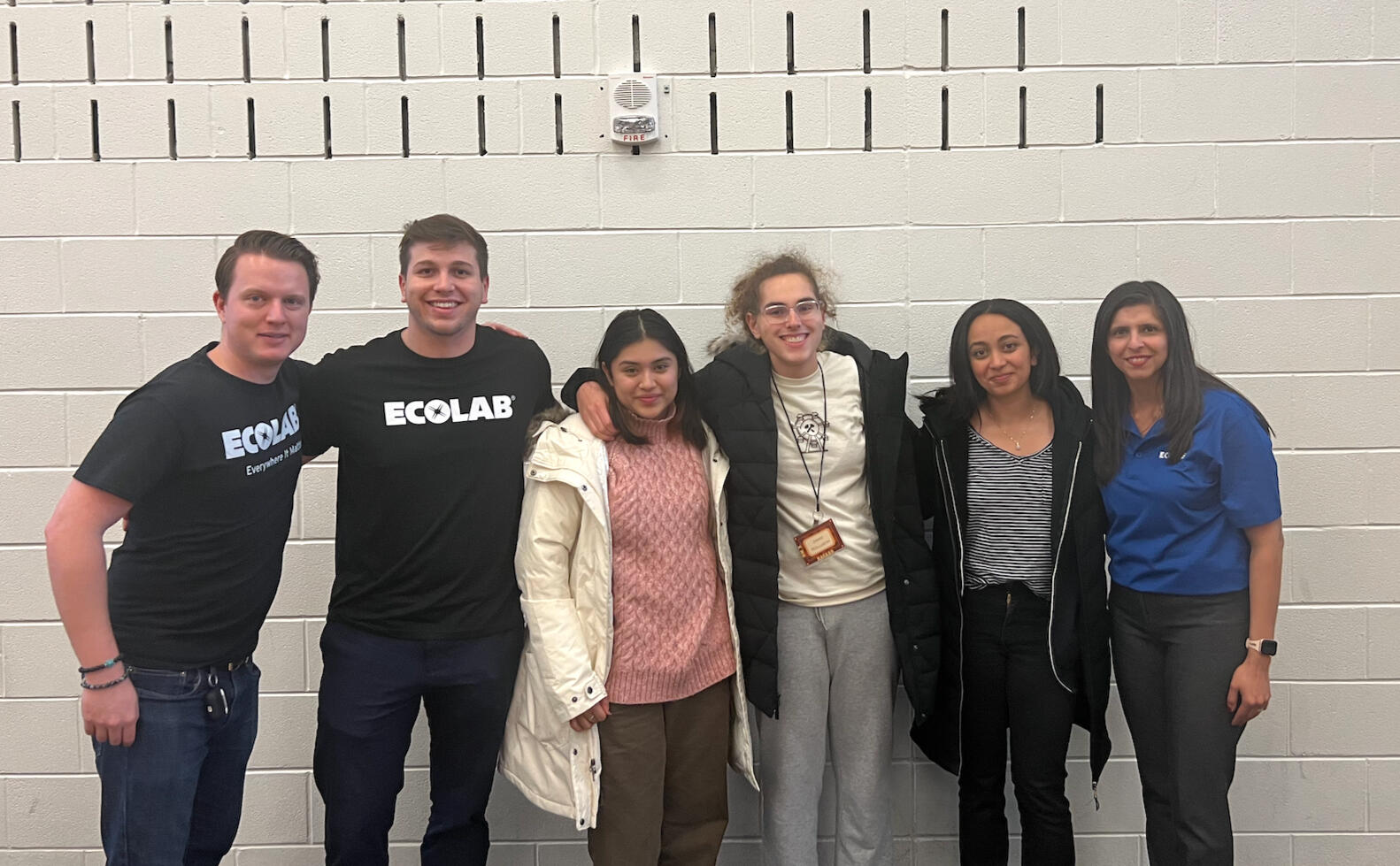 jamie, liza, and i with ecolab winnning @ boilermake, jan 2023
