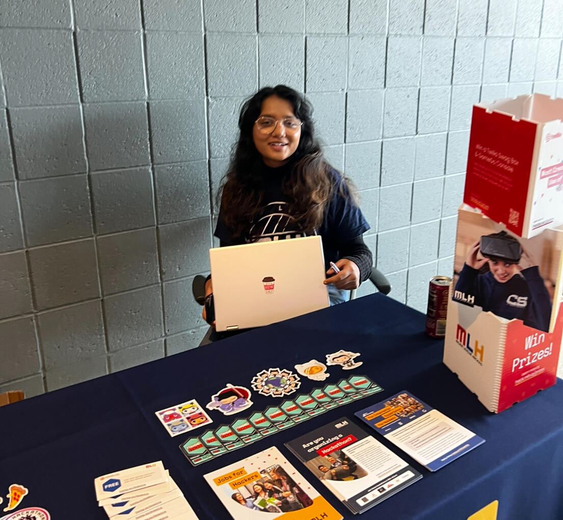 Priska at UIUC's wecehacks! April 2023